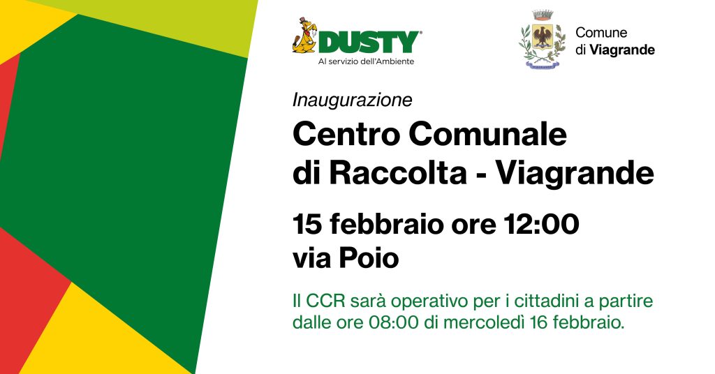 Viagrande, inaugurazione del Centro Comunale di Raccolta Differenziata