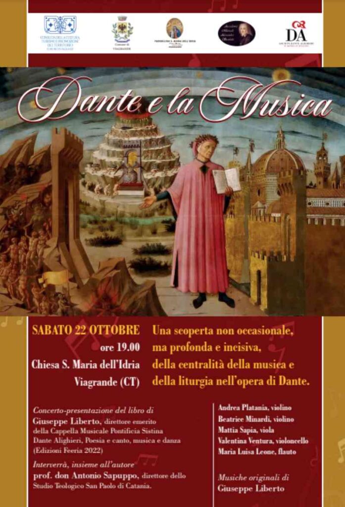 Dante e la musica, a Viagrande concerto di Giuseppe Liberto