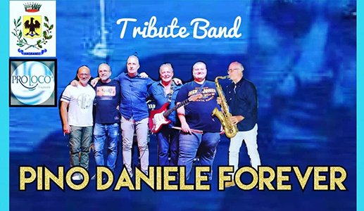 La "Pino Daniele Forever" tribute band a Viagrande