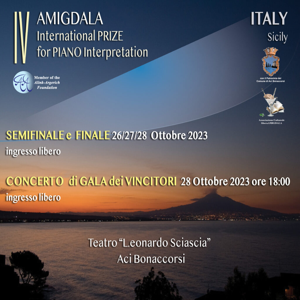 IV Amigdala International Prize  for Piano Interpretation